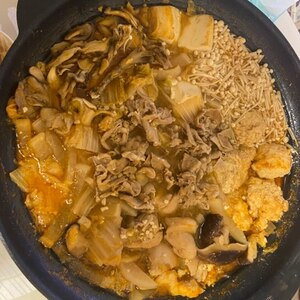 簡単に作れる♪豚肉のすき焼き風